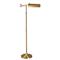 Visual Comfort Dorchester Regency Burnished Brass Pharmacy Swing Arm Floor Lamp|Kathy Kuo Home