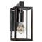 Visual Comfort Fresno Modern Aged Iron Framed Outdoor Sconce - Short|Kathy Kuo Home