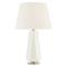 Visual Comfort Penelope Regency White Porcelain Linen Shade Table Lamp|Kathy Kuo Home