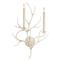 Visual Comfort Branch Rustic Lodge Old White Sconce|Kathy Kuo Home