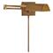 Visual Comfort Studio Modern Antique Brass Metal Swing Arm Shade Wall Sconce|Kathy Kuo Home