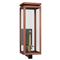 Visual Comfort Fresno Modern Soft Copper Outdoor Gas Wall Lantern - Medium|Kathy Kuo Home
