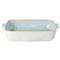 Eivissa Coastal Beach Blue Stoneware Rectangular Baking Dish|Kathy Kuo Home