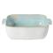 Eivissa Coastal Beach Blue Stoneware Square Baking Dish|Kathy Kuo Home