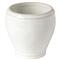 Fontana Modern Classic White Glazed Stoneware Bath Tumbler|Kathy Kuo Home