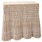 Terese Coastal Beach Natural Woven Rattan Rectangular Console - 36&quot;|Kathy Kuo Home