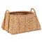 Tara Coastal Beach Natural Handwoven Rattan Floor Basket|Kathy Kuo Home