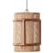 Nolan Coastal Beachwood Frame Natural Jute Pendant|Kathy Kuo Home