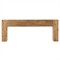 Oliver Rustic Lodge Brown Oak Wood Rectangular Console Table|Kathy Kuo Home