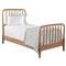 Lynda Coastal Beach Brown Wood Frame Spindle Bed - Twin|Kathy Kuo Home
