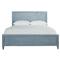 Kalea Coastal Beach Blue Woven Rattan Frame Classic Bed - Queen|Kathy Kuo Home