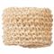 Emmy Coastal Beach Natural Crochet Napkin Ring - Set of 4|Kathy Kuo Home