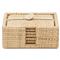 Barth Coastal Beach Natural Raffia Coaster - Set of 6|Kathy Kuo Home