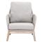 Lorry Coastal Beach Taupe Woven Rope Grey Teak Wood Outdoor Lounge Arm Chair|Kathy Kuo Home