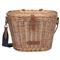 Caliph Coastal Beach Brown Wicker Bicycle Basket|Kathy Kuo Home
