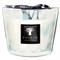 Baobab Collection Sapphire Pearls Coastal White Glass Scented Candle - Small|Kathy Kuo Home