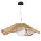 Provence Cafe Natural Twisted Rope Pendant - Large|Kathy Kuo Home