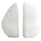 Maeve Modern White Alabaster Bookends - Pair