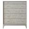 Tristan Modern Classic Light Grey Wood Tall Dresser|Kathy Kuo Home