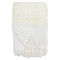 Murphy Modern Classic Cream Oversized Throw Blanket|Kathy Kuo Home