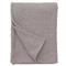 Pom Pom Abby Modern Classic Light Grey Boucle Throw Blanket|Kathy Kuo Home