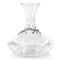 David Rustic Lodge Clear Glass Pewter Antler Accent Decanter|Kathy Kuo Home
