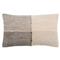 Earl Rustic Lodge Beige Wool Decorative Lumbar Pillow - 14x22