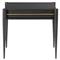Vinings Mid Century Modern Sable Black Oak Rectangular Side Table|Kathy Kuo Home