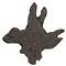 Marcello Rustic Dark Grey Teak Wood Slice Wall Sculpture|Kathy Kuo Home