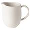 Pacifica Modern Classic Vanilla Stoneware Pitcher|Kathy Kuo Home