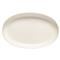 Pacifica Modern Classic Vanilla Stoneware Serving Platter - 13&quot;|Kathy Kuo Home