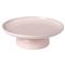 Pacifica Modern Classic Marshmallow Stoneware Footed Cake Plate|Kathy Kuo Home