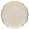Francesca French Country Gold Rim Colored Glass Charger Plate|Kathy Kuo Home