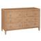 Kalea Coastal Beach Brown Woven Rattan Double Dresser|Kathy Kuo Home