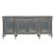 Callow French Country Blue Pine Wood Sideboard|Kathy Kuo Home