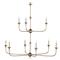 Brittany French Country Bronze Candle Style Chandelier - Large|Kathy Kuo Home