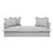 Alanna Modern Classic Portofino Grey Bedroom Bench|Kathy Kuo Home