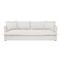 Alanna Modern Classic Ashford Cream Performance Sofa - 98&quot;W|Kathy Kuo Home