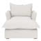 Alanna Modern Classic Ashford Cream Performance Chaise Lounge|Kathy Kuo Home