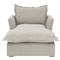 Alanna Modern Classic Braden Bisque Chaise Lounge|Kathy Kuo Home
