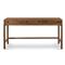 Nery Mid Century Modern Brown Walnut Wood Rectangular Office Desk|Kathy Kuo Home