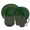 Juliska Puro Modern Classic Basil Ceramic 16 Piece Place Setting|Kathy Kuo Home