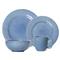 Juliska Puro Modern Classic Chambray Ceramic 4 Piece Place Setting|Kathy Kuo Home