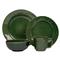 Juliska Puro Modern Classic Basil Ceramic 4 Piece Place Setting|Kathy Kuo Home