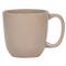 Juliska Puro Modern Classic Taupe Ceramic Mug|Kathy Kuo Home