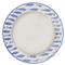 Gideon Coastal White Stoneware Blue Fish Salad Plate - Set of 4|Kathy Kuo Home