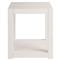 Carter Coastal Beach White Sand Oak Square End Table|Kathy Kuo Home