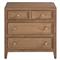 Bennett Coastal Beach Brown Oak Nightstand|Kathy Kuo Home