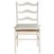Camilla Coastal Off White Upholstered Woven Rush Dining Side Chair - Set of 2|Kathy Kuo Home