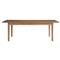 Camilla Rustic Lodge Brown Oak Rectangular Dining Table - 86&quot;W|Kathy Kuo Home